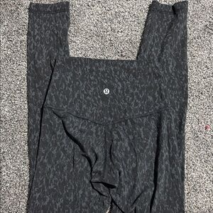 Lululemon Black Patterned Leggings
